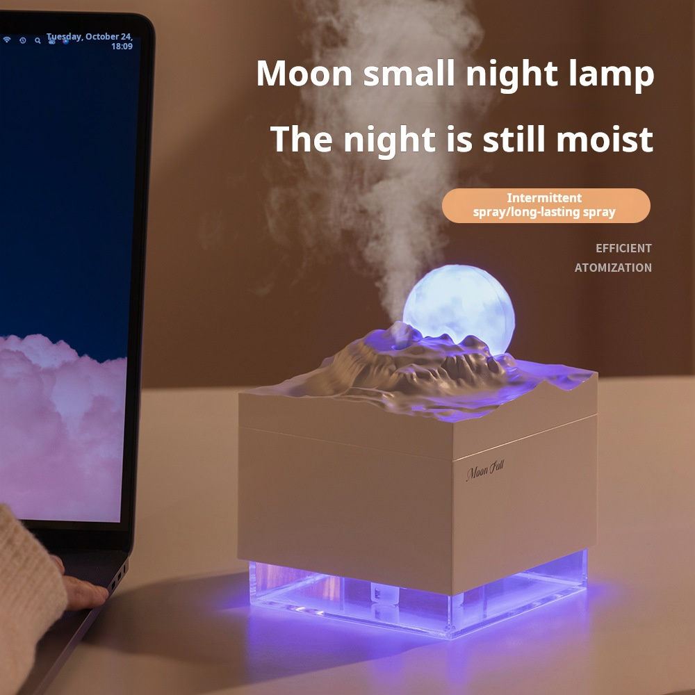 Star Moon diffuser USB humidifier Small portable night light air atomizer