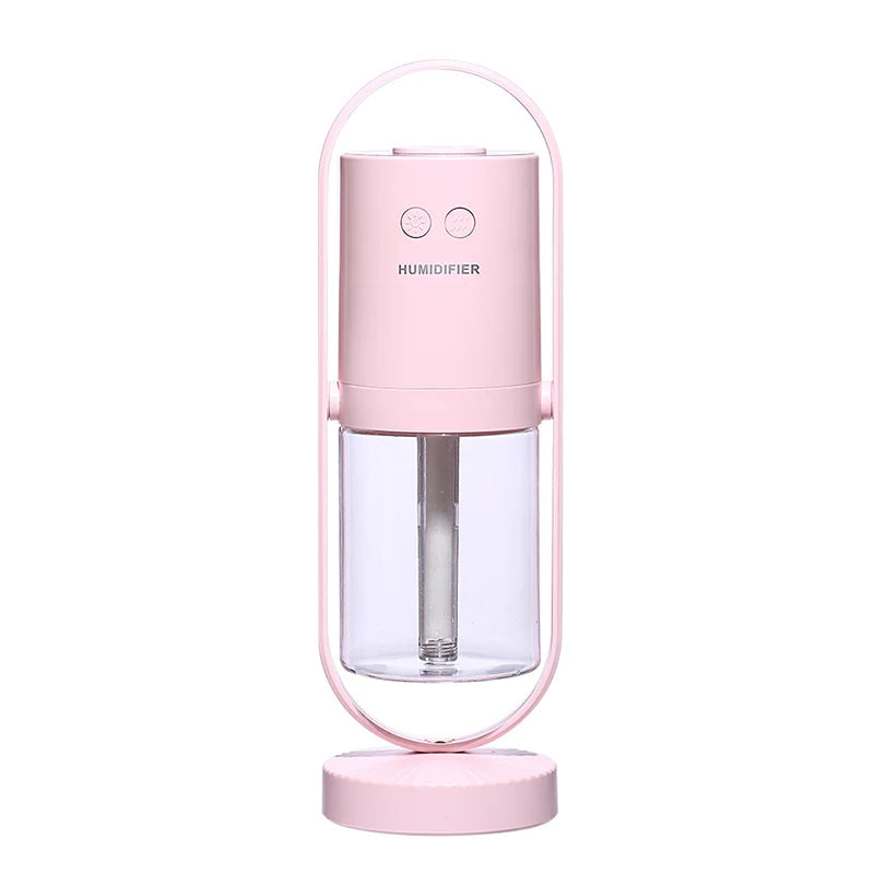 Mini Atomizing Night Light USB Projection Bedroom Humidifier Colorful Lamp